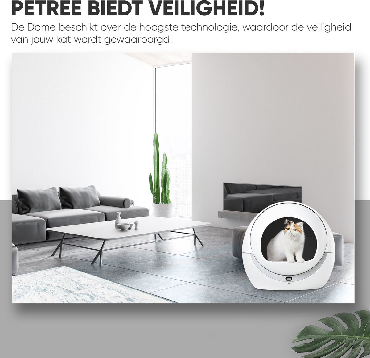 Petree Dome - Self-cleaning litter box