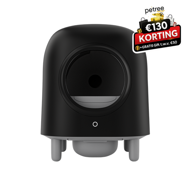 PRÉCOMMANDE – Petree Cube – Bac à litière autonettoyant – Édition Noire