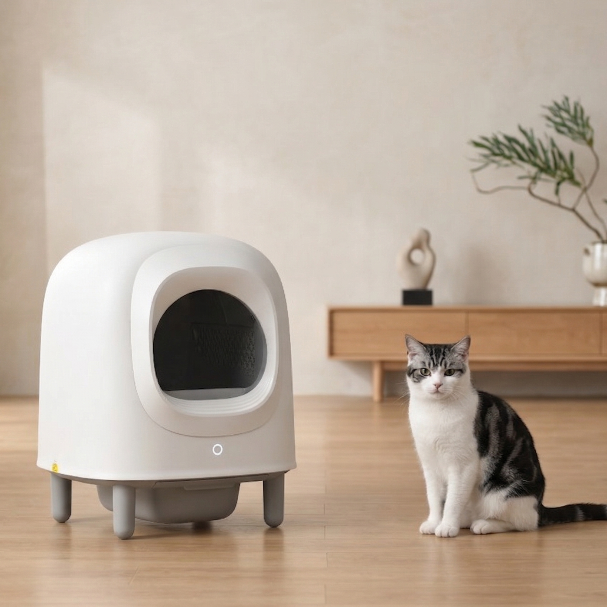Petree Cube – Self-Cleaning Litter Box