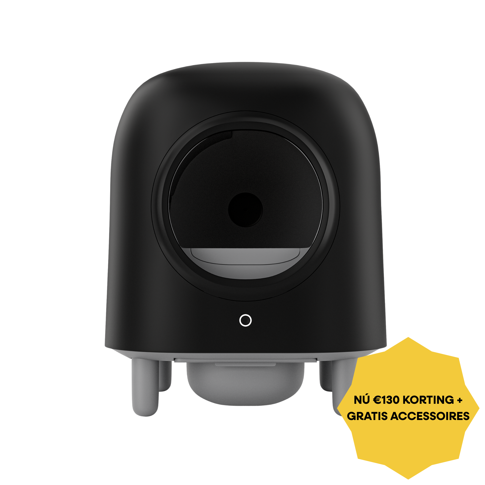 Petree Cube - Zelfreinigende kattenbak - Black Edition